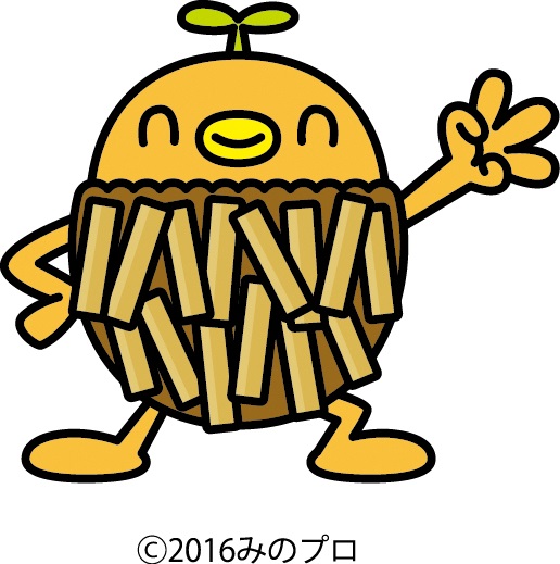 画像：マスコットキャラクターみののんのイラスト