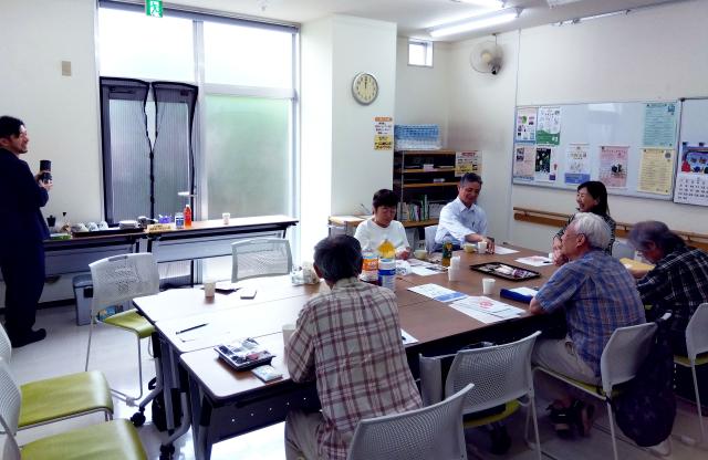 画像：前回のランチカフェの様子