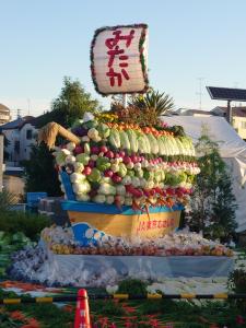 画像：農業祭のシンボル、宝船の写真（拡大画像へのリンク）