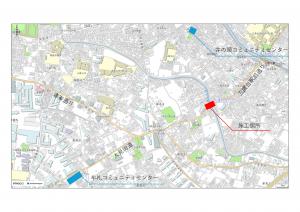 画像：コミュニティセンター案内図画像（拡大画像へのリンク）