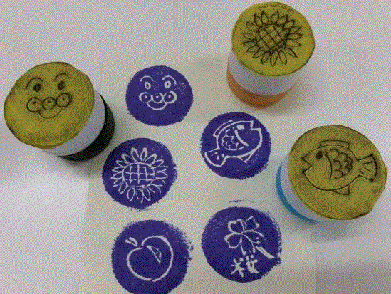 画像：スタンプの完成品