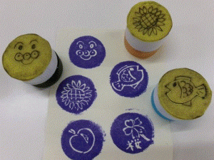 画像：スタンプの完成品（拡大画像へのリンク）