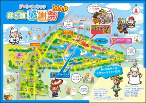 画像：井の頭感謝祭2026の地図（拡大画像へのリンク）