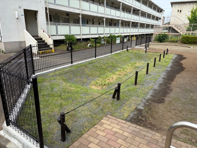 画像：雨庭全景