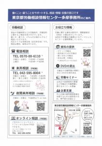 画像：街頭労働相談のチラシの画像（拡大画像へのリンク）