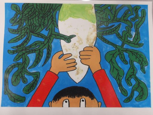 画像：食育カレンダーの表紙