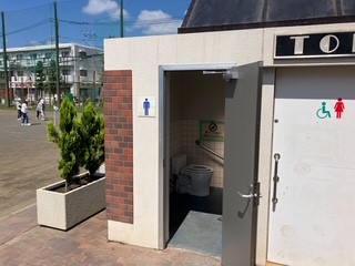 画像：トイレ入口の様子