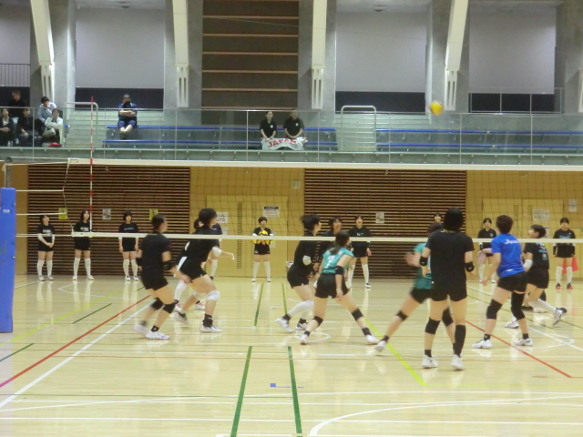 画像：練習試合の様子