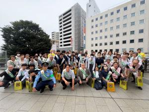 画像：広報活動の集合写真