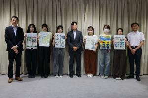 画像：河村市長との記念写真
