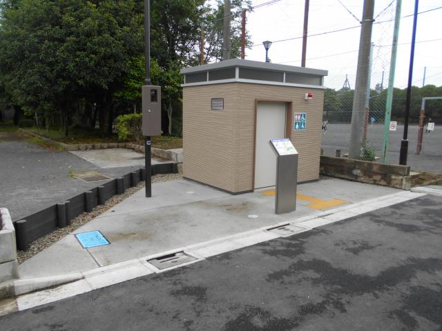 画像：車椅子対応トイレの写真