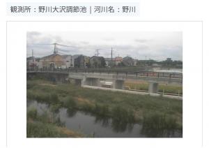 画像：調節池の写真（拡大画像へのリンク）