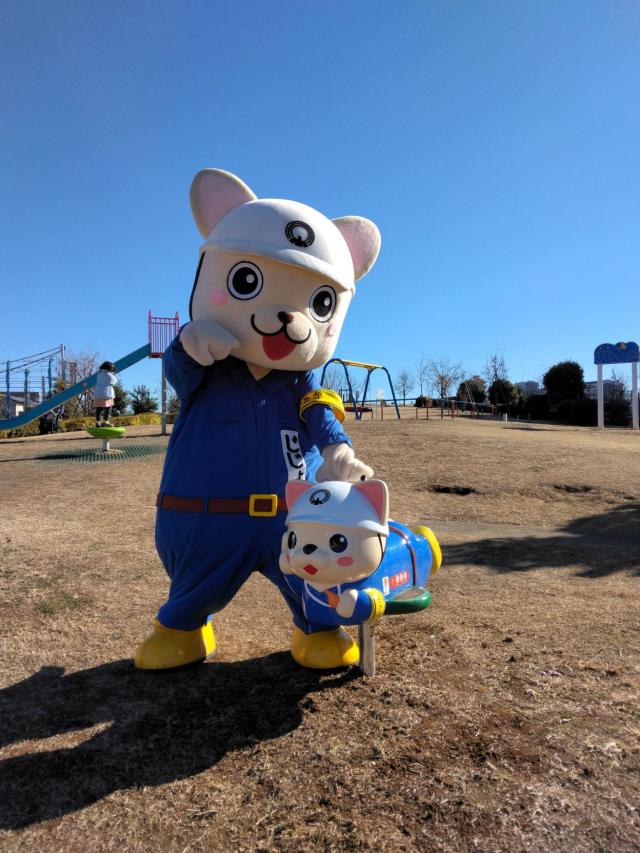 画像：設置された遊具