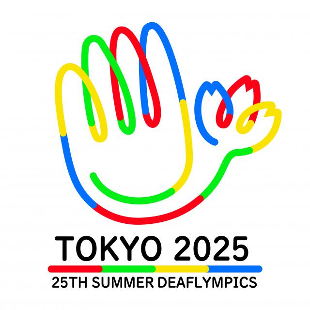 画像：東京2025デフリンピックの大会エンブレムイラスト