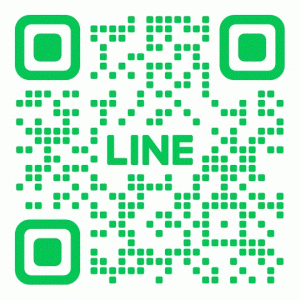 画像：公式LINEアカウントQRコード（拡大画像へのリンク）