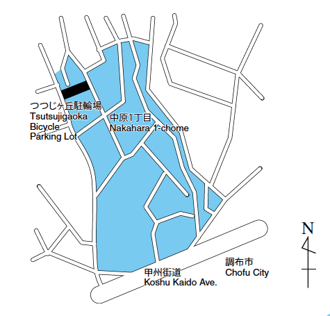 Tsutsujigaoka Station Area Bicycle Parking Lots and No-Parking Areas