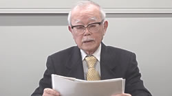 画像：「三鷹　牟礼で経験した戦争」の一画面（拡大・再生へのリンク）