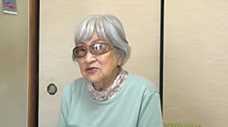 画像：「学徒動員を経て女子挺身隊として過ごした戦時の日々」の一画面（拡大・再生へのリンク）