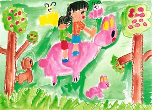 玉田 萌実さんの絵(拡大画像へのリンク)