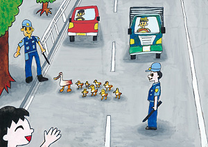 宮西　優多さんの絵（拡大画像へのリンク）