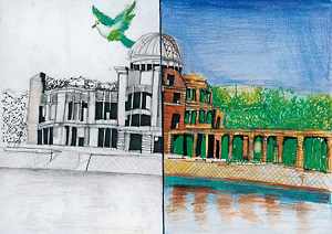 花島　蓮斗さんの絵（拡大画像へのリンク）