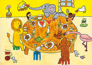 佐藤　晏さんの絵（拡大画像へのリンク）