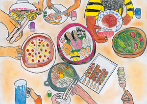 谷口　謙心さんの絵（拡大画像へのリンク）