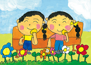 藤森　杏さんの絵（拡大画像へのリンク）