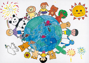 多田　志帆さんの絵（拡大画像へのリンク）