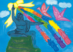 宮﨑　良咲さんの絵（拡大画像へのリンク）