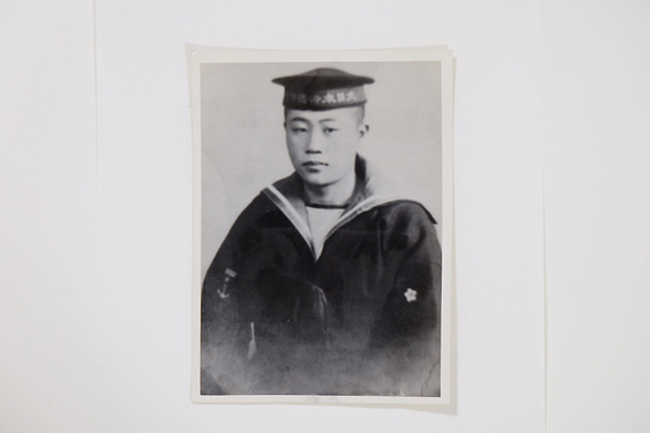 戦艦武蔵乗艦前のご本人の写真