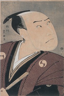 画像：人気の歌舞伎役者が芝居をする様子を描いた浮世絵