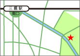 井の頭公園の場所を示す地図